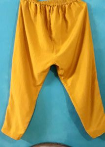 Yellow PANT SUIT WITH DUPATTA