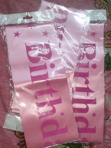 Birthday Sash