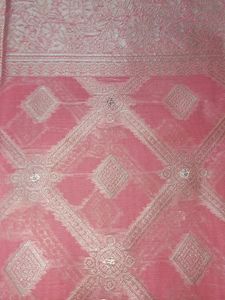 Pink Festive Golden Zari Saree