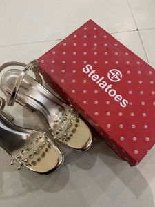 Golden 5 Inch Heels