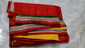 Red &amp; Yellow Saree