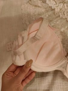 Korean Coquette Pink Bra And Underwear Set