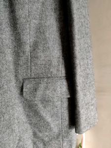Grey Classic Tweed British Wool Blazer