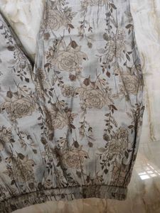 Embroidered Kurta With Plazo Set
