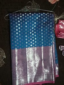 Elegant Blue pattu Silk Saree