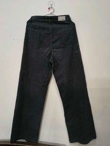 Charcoal Black Women Flared Denim Jeans
