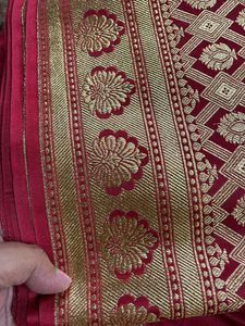 Elegant Banarasi Silk Saree with blouse piece