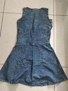 A Messy Blue One-piece