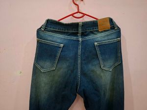 Ripped Denim Jeans Size 26