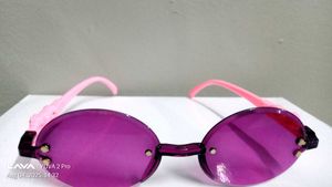 Pink Frameless Sunglasses