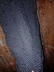 White -black Polka Dot Design Kurti