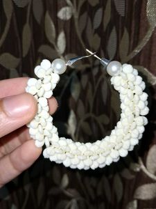 Floral Hoop Earrings