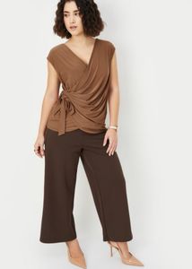 Freedom Sale❗️❗️Max New Brown Top For Ladies