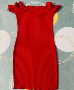 Red Dress By Shein
