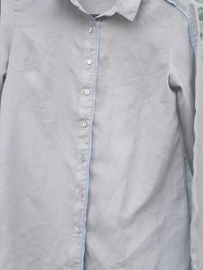 Grey Dress Pants With Shirt 👚