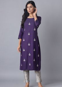W Kurta Embellished Design