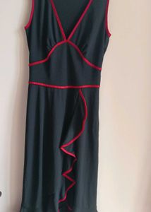 ABS Women Black Long Dress