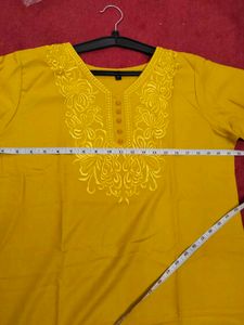 Elegant Mustard Kurta (AM).