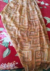 Patterned Midi Dress