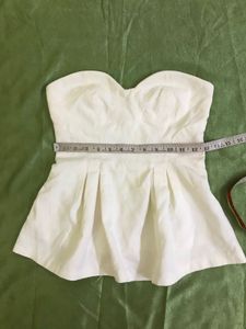 Offwhite Tube Top Bust 30-32 Waist 26