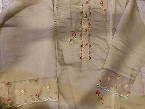 beautiful beige kurta