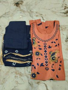 Elegant Embroidered Salwar Suit Set