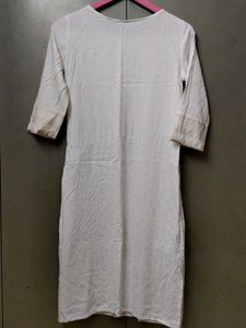 Elegant White Kurti