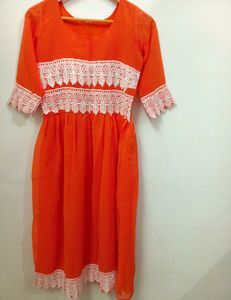 Vintage Brand New Orange Dress