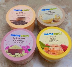 Mamaearth Face Pack Set - 4 Packs