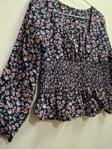 Floral Long Sleeve Top