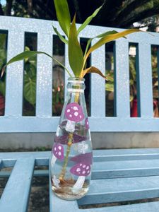 Painted Bottle for Plants