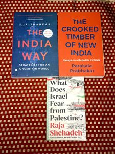 Set of Three Political Books on India and Palestin