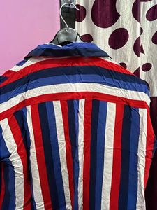 Striped Button-Down Shirt