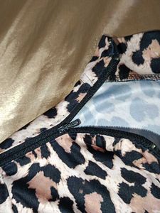Zipper Turtle Neck Top