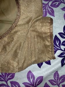 Golden Beautiful Design Like Wedding Blouse