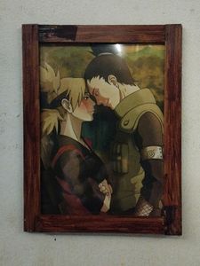 Shikamaru Temari Handmade Photoframe Faux Naruto