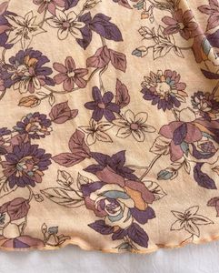 Vintage Y2K Floral Halter Top – Soft Blush &amp; Mauve