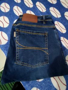 Dark Blue Denim Baggi Jeans