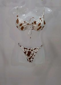 SHEIN Moo-moo 🐄 Prints Cutest Bikini Set 👙