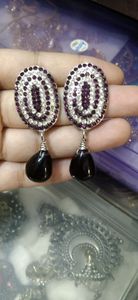 purple earings