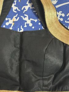 Elegant Black &amp; Gold Blouse