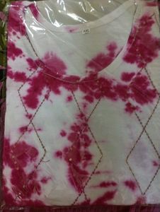 Totally New 2 Tone Kurtis With Sequence Wotk