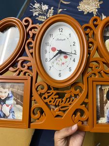 Beautiful Wall Clock And Photo Frame