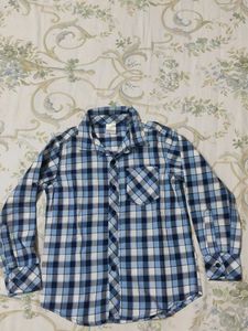 Blue Checks Shirt For 4-5 Years old boy