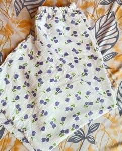Korean Tulip Print trouser💜