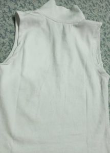 White Sleeveless Top
