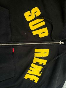 Supreme Arc Logo Zip Hoodie