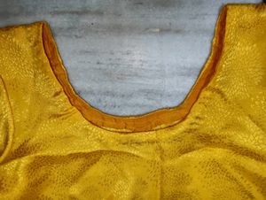Honey Yellow Silk Suit