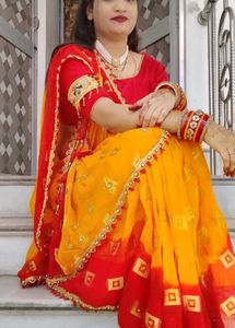 Jaipuri  Pilya Saree