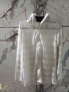 Weekend SaleCombo White Striped Hoodie and Boxy To